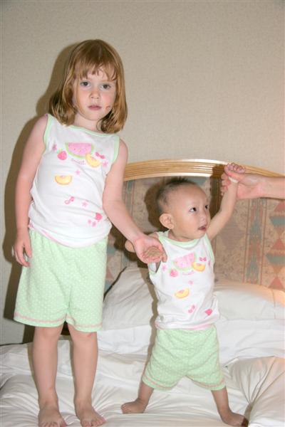 Helen Dresses Like Big Sister